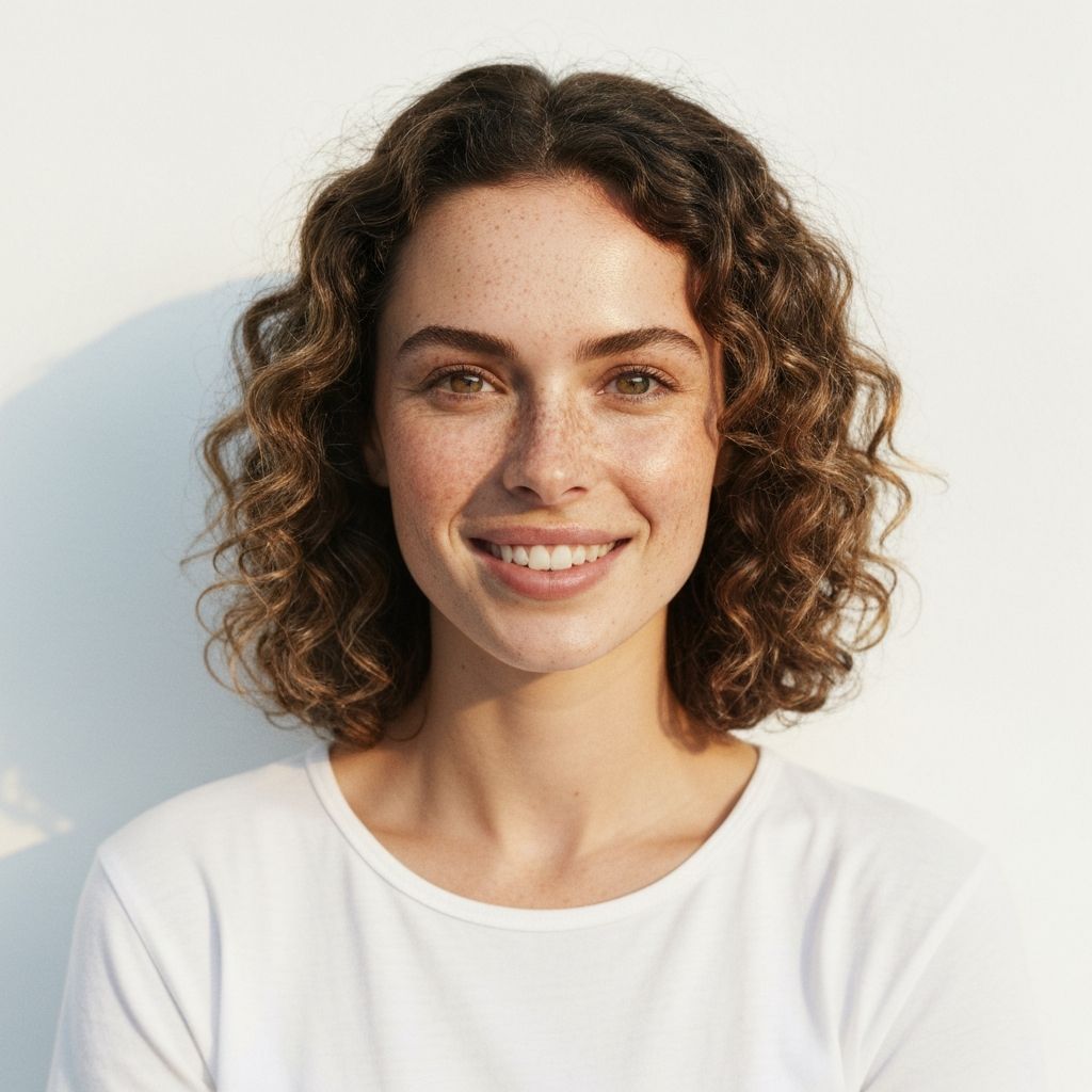 Woman using ABBI personalized skincare